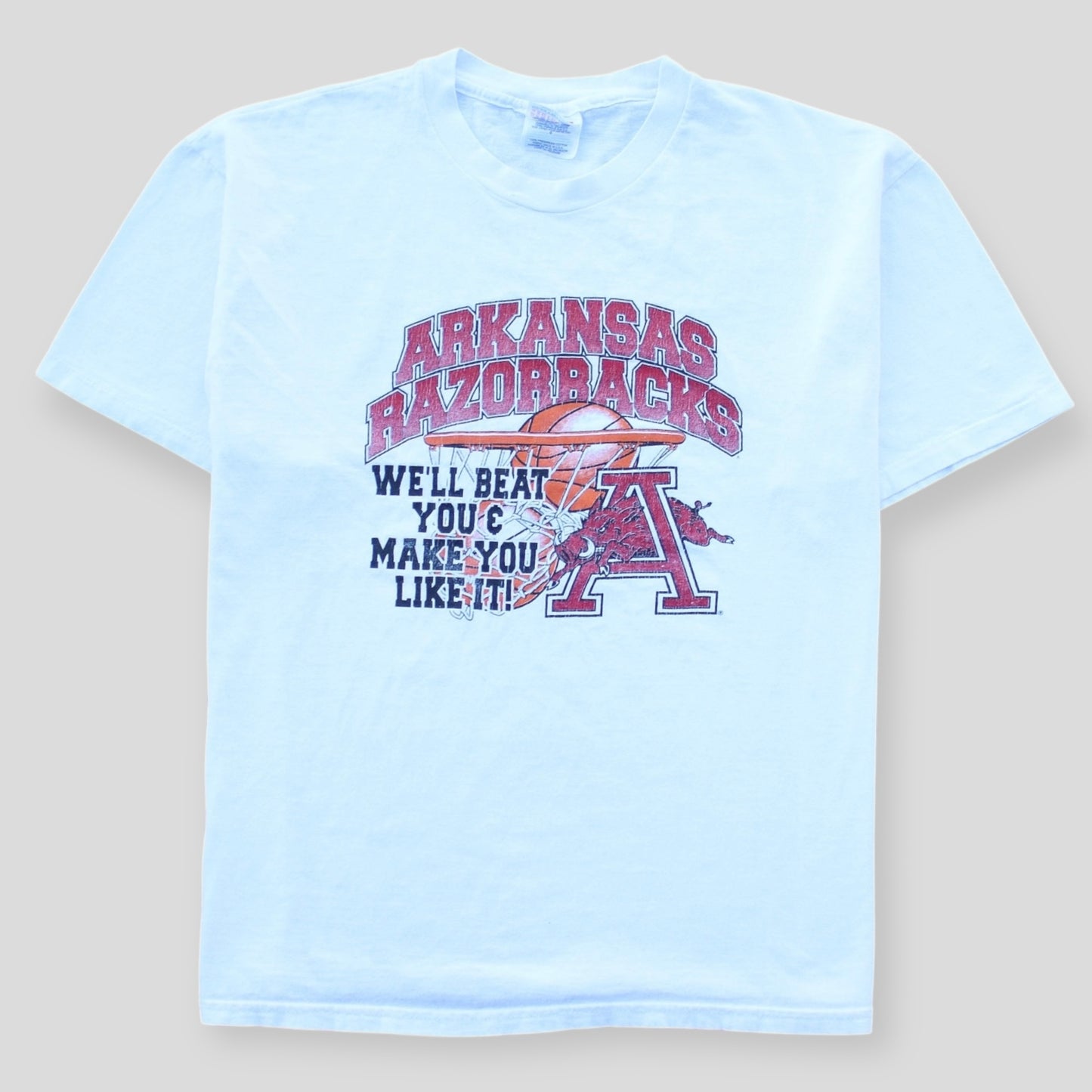 1990 Arkansas Varsity Tee - L