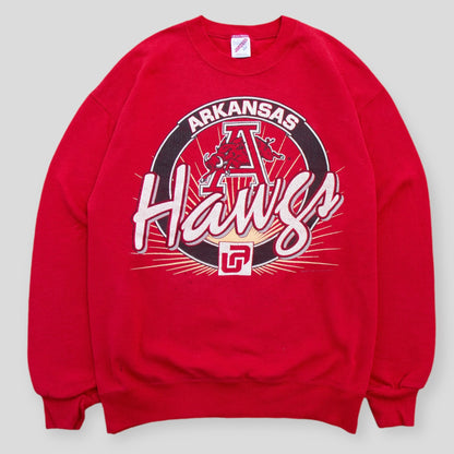 90s Arkansas Hawgs Crewneck