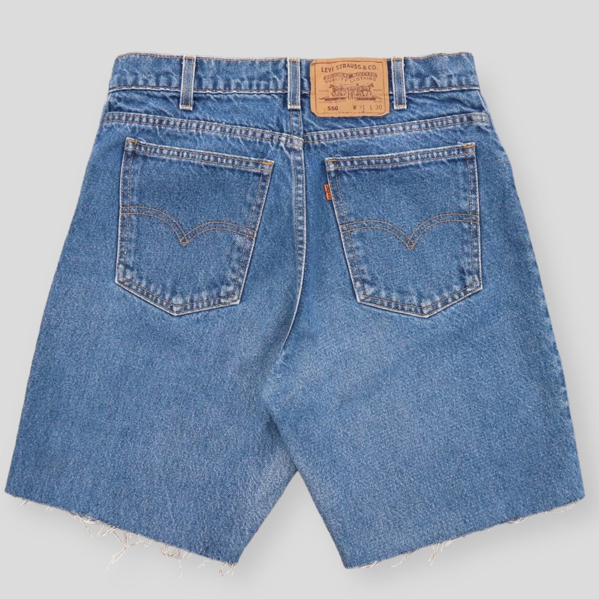 Vintage Levi’s [Patched Work] Denim Shorts - 31