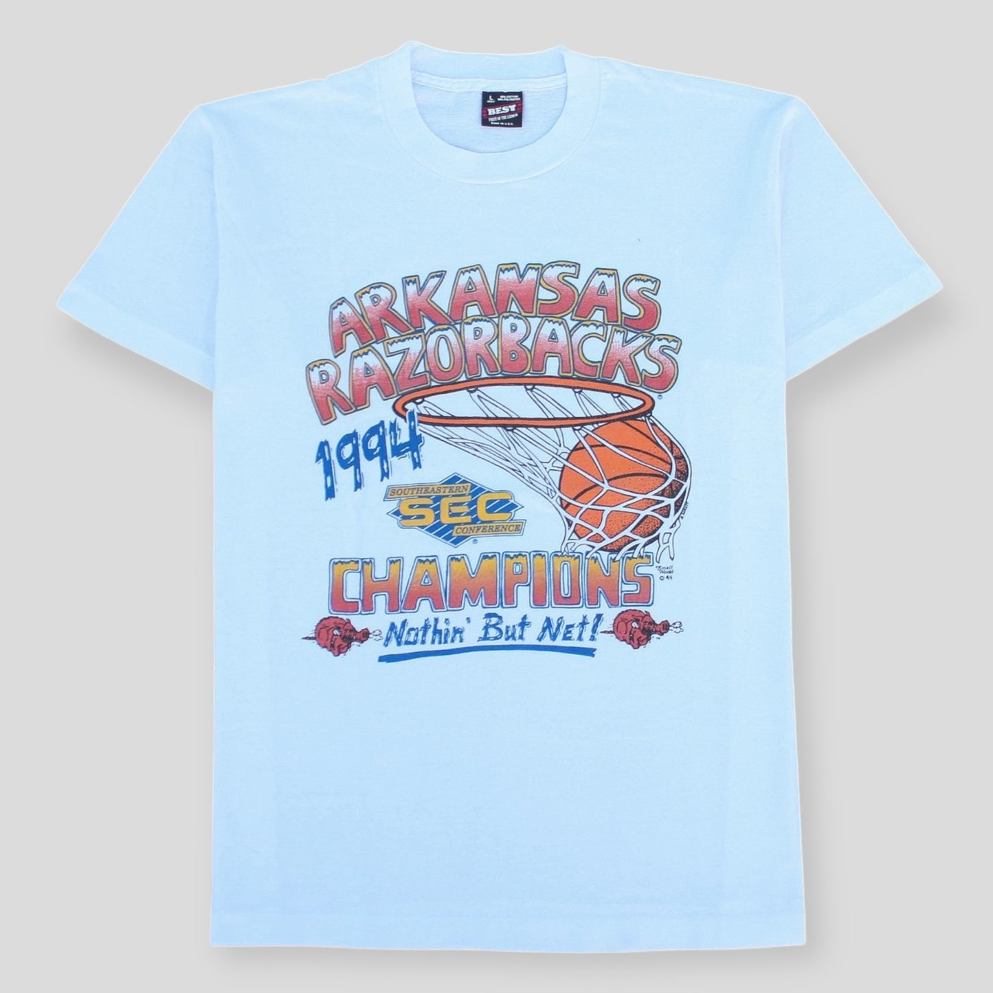 1994 SEC Arkansas Razorbacks “Nothin But Net” - L