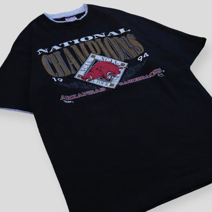 1994 National Champions Arkansas Razorbacks Tee - backtovida