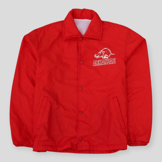 80s Arkansas Razorbacks Vintage Track Jacket - M