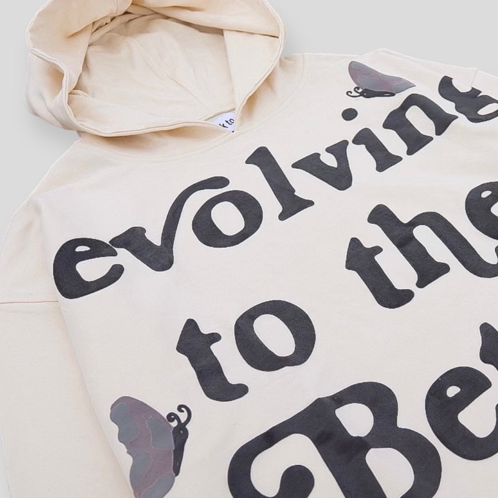 evolving to the Better me [cropped hoodie] - backtovida