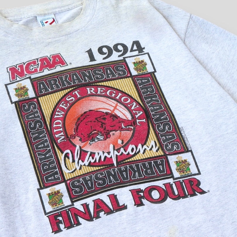 1994 NCAA Champions Arkansas Final Four Tee - backtovida