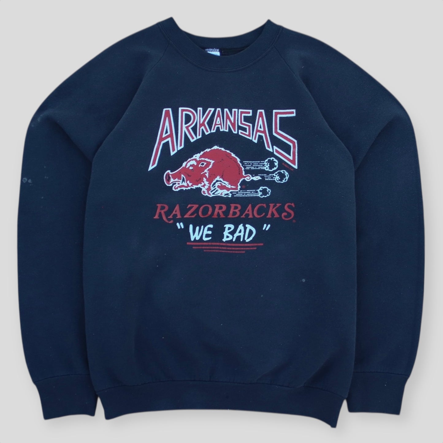 1990s “WE BAD” Arkansas Razorbacks Crewneck - XL