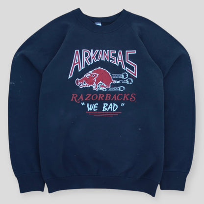 1990s “WE BAD” Arkansas Razorbacks Crewneck - XL