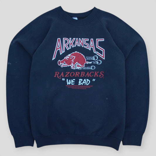 1990s “WE BAD” Arkansas Razorbacks Crewneck - XL