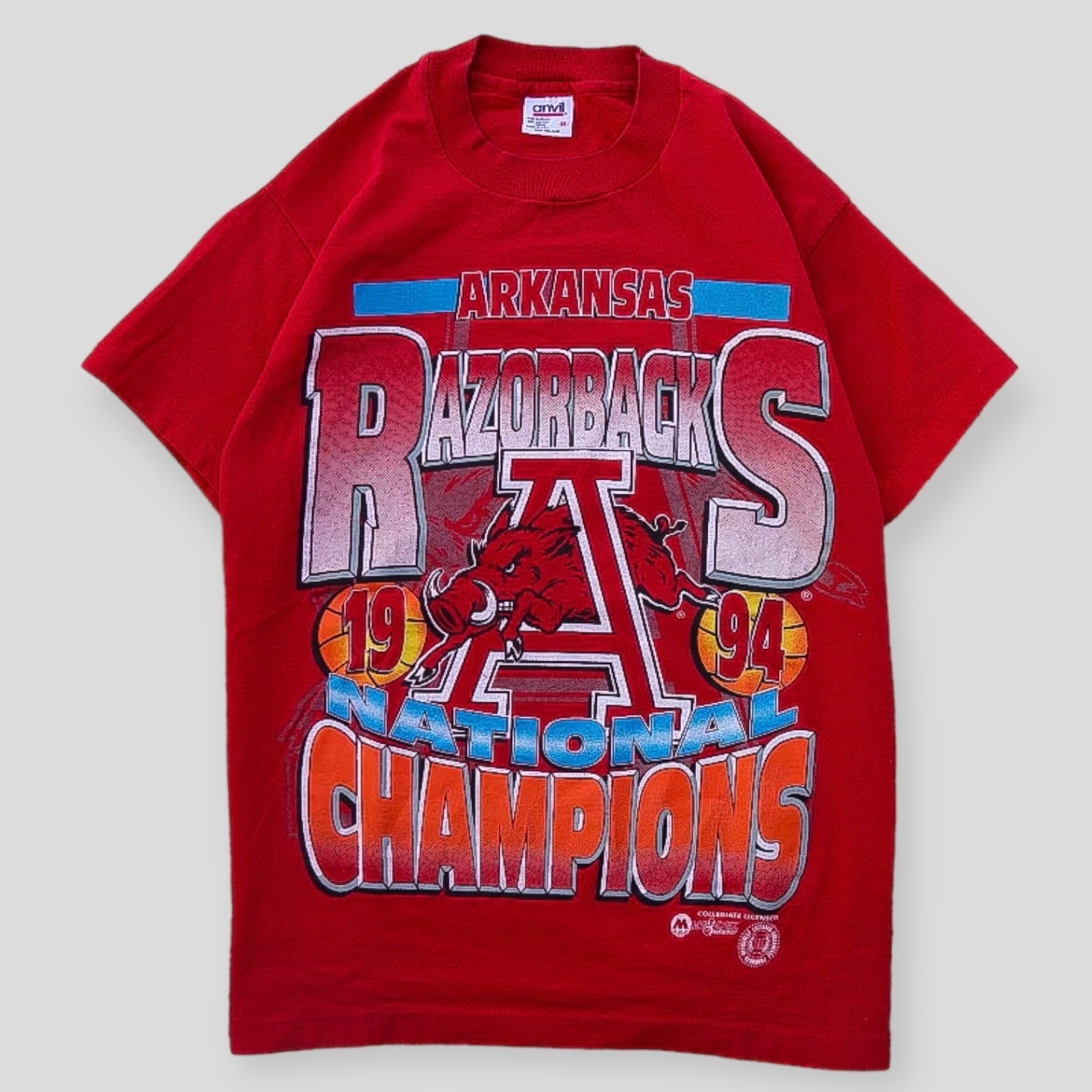 1994 National Champions Arkansas Official NCAA Vintage Tee - backtovida