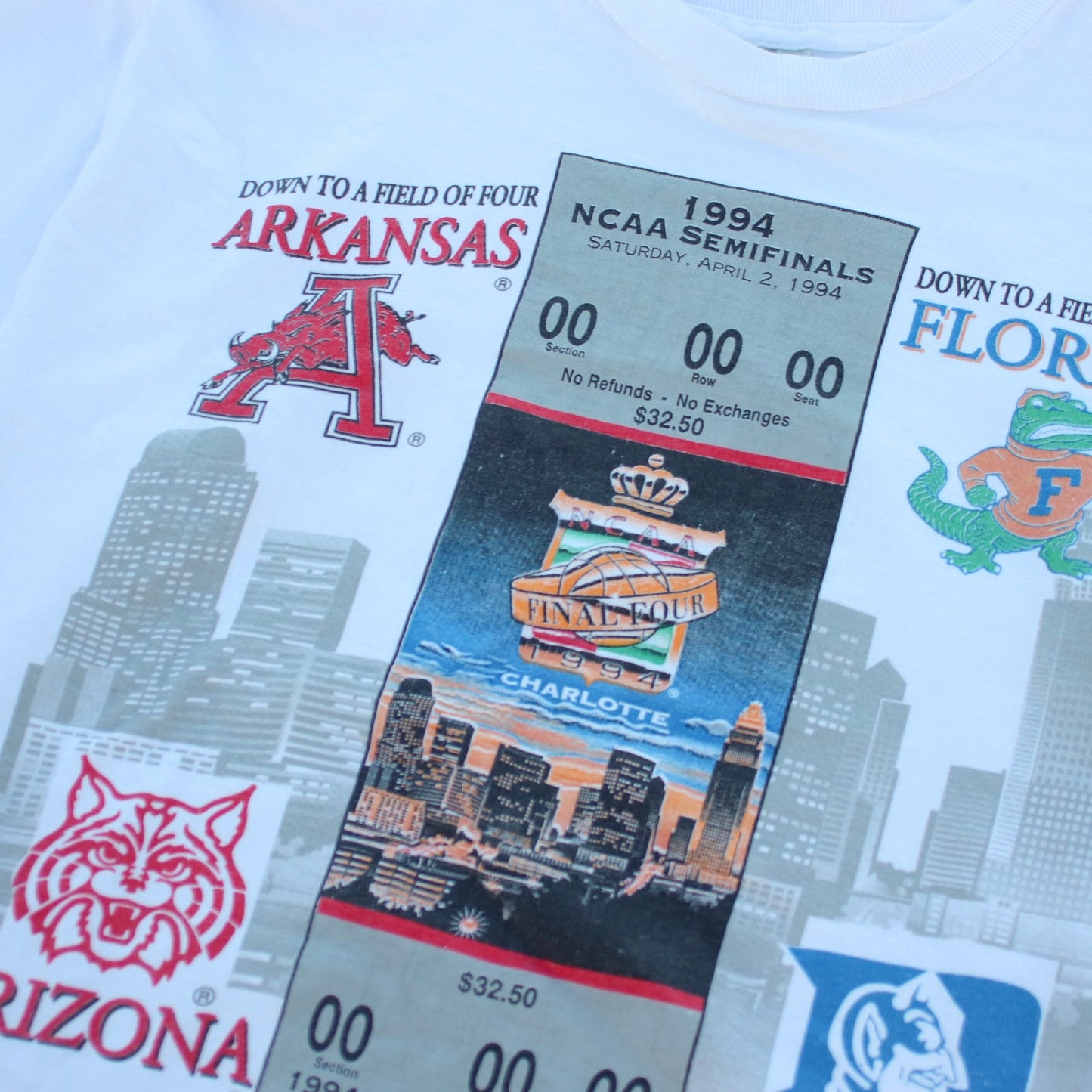 1994 NCAA Semifinals Official Game Tee - L