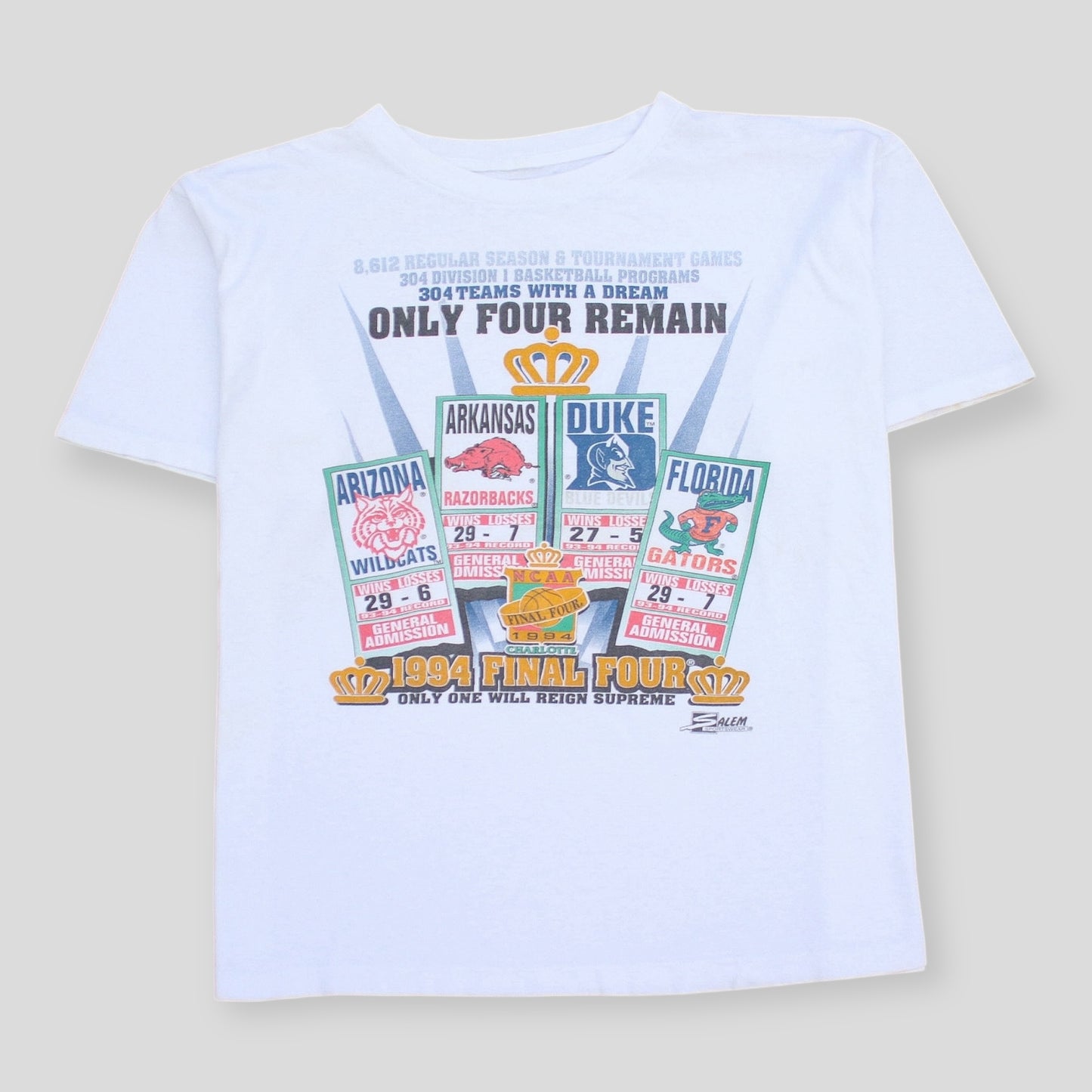 1994 NCAA Final Four “Only Four Remain” Game Tee - L