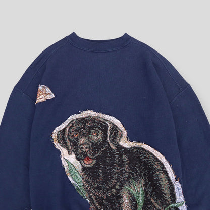 Reworked Vintage Hunting Dog Crewneck - backtovida