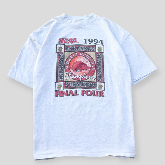 1994 NCAA Champions Arkansas Final Four Tee - backtovida