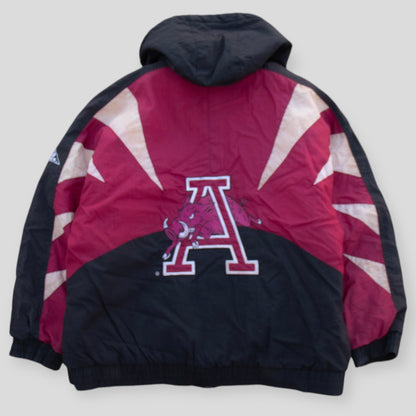 90s Arkansas Razorbacks APEX Puffer Jacket - L