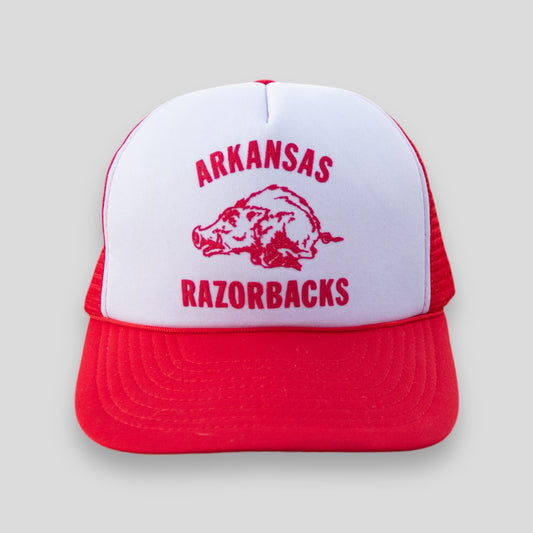 90s Arkansas Razorbacks AOP Trucker Cap