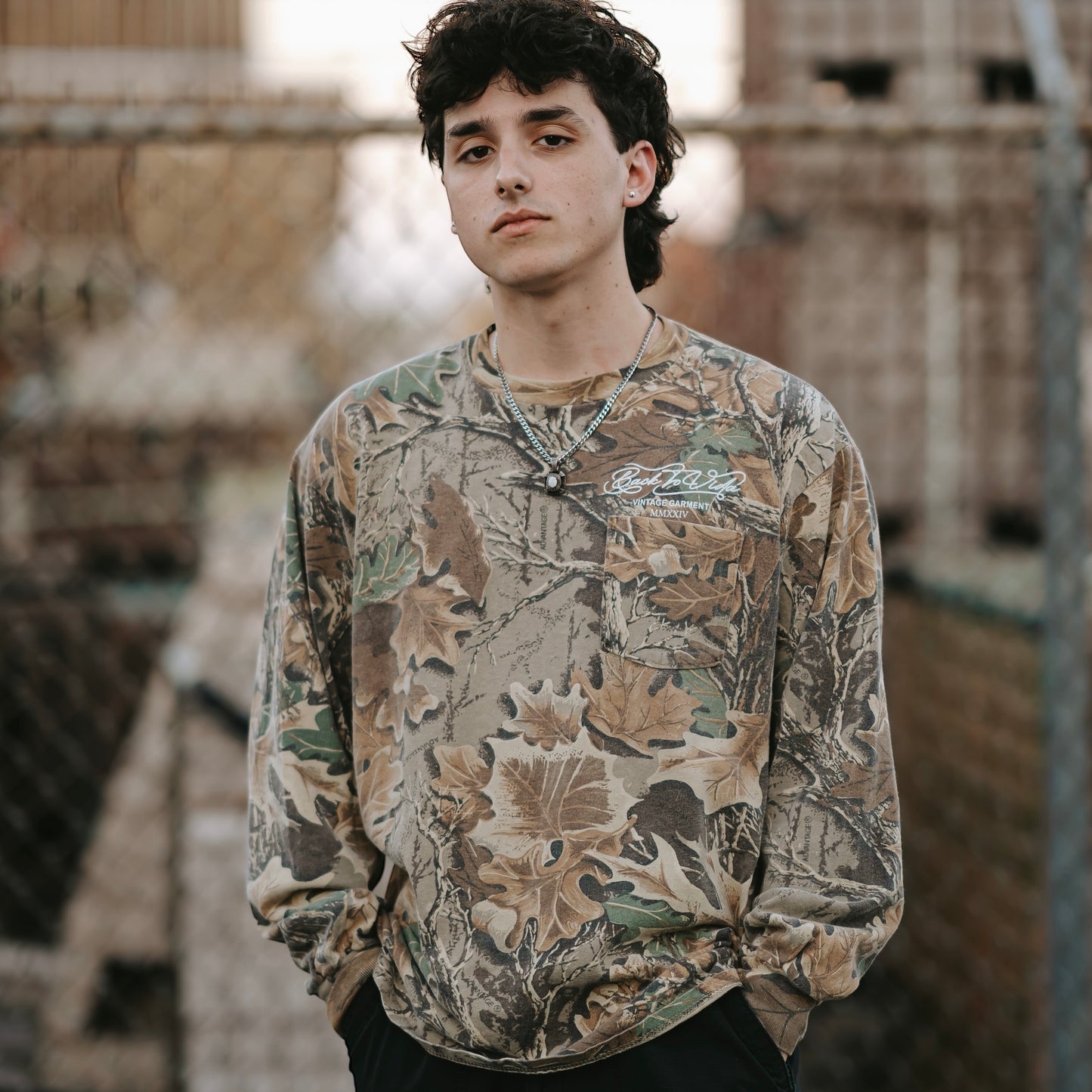 [back to life] Vintage Camo LS