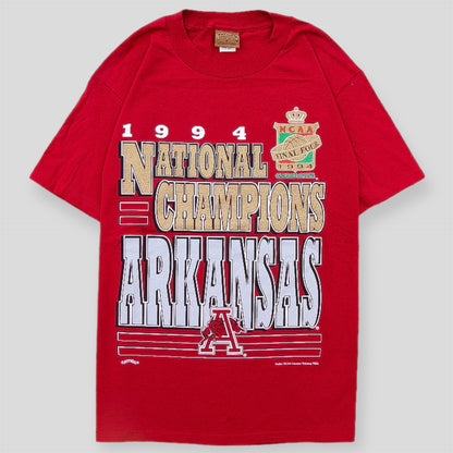 1994 National Champions Arkansas NCAA Vintage Tee - backtovida