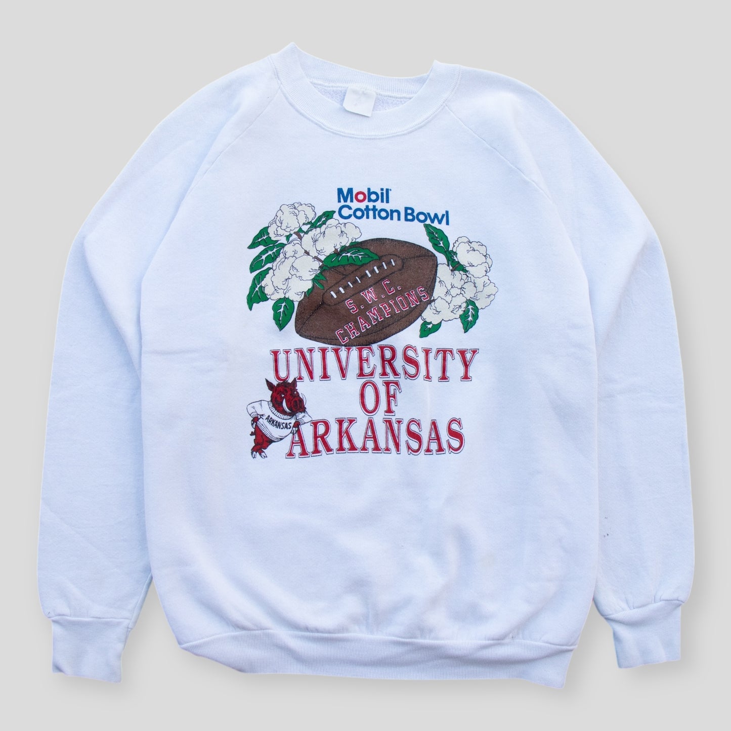 90s University Of Arkansas Cotton Bowl Crewneck