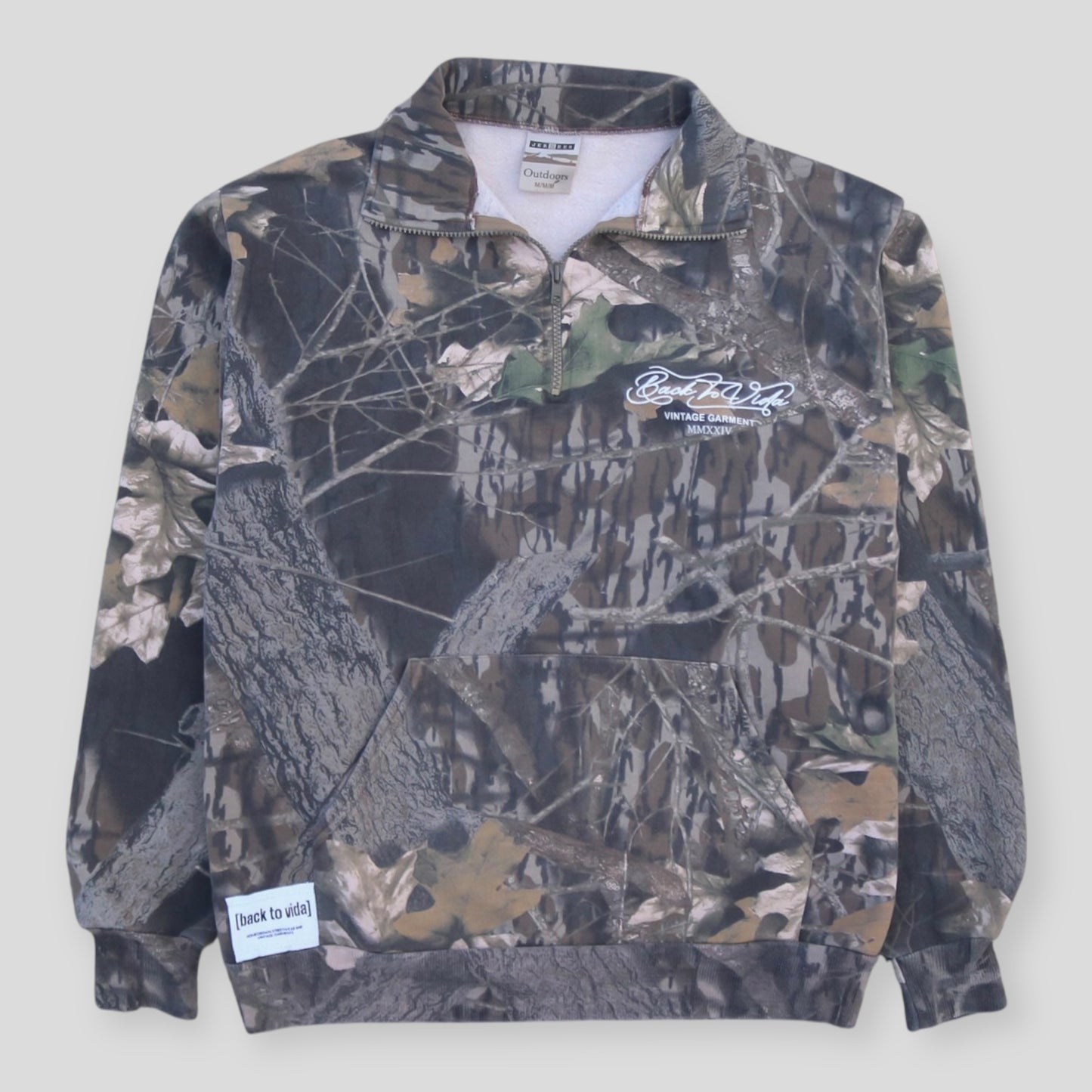 [BTV] Aged into Purpose Quater zip camo