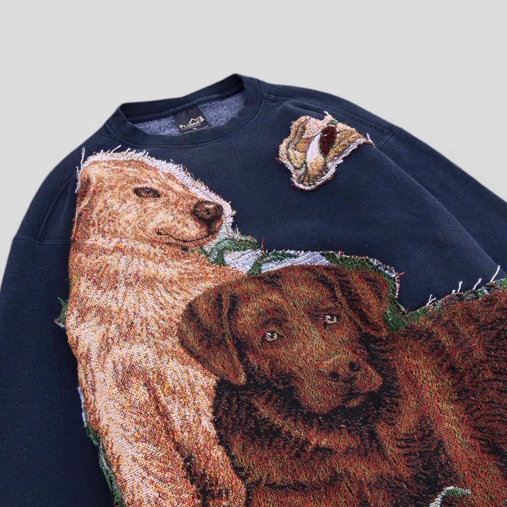 Reworked Vintage Hunting Dogs Crewneck - backtovida