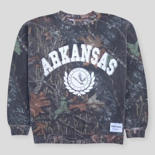 [BTV] Arkansas Vintage camo crewneck