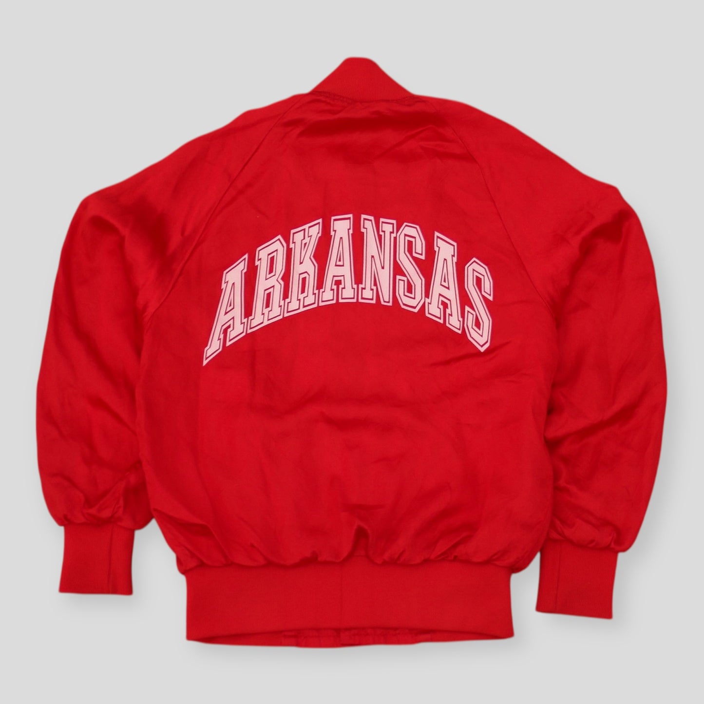 1980s Arkansas Razorbacks Varsity Jacket - S