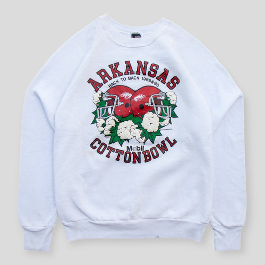 1989 Rare Arkansas Cotton Bowl Crewneck