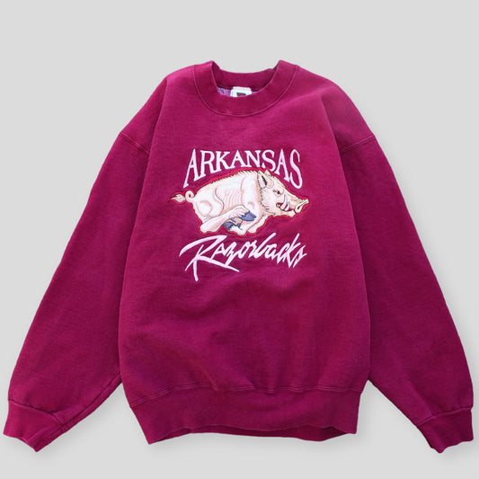 90s Arkansas Razorbacks Vintage Crewneck - backtovida