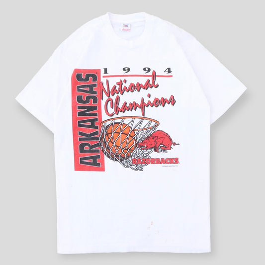 1994 Arkansas Razorbacks National Championship Tee - backtovida