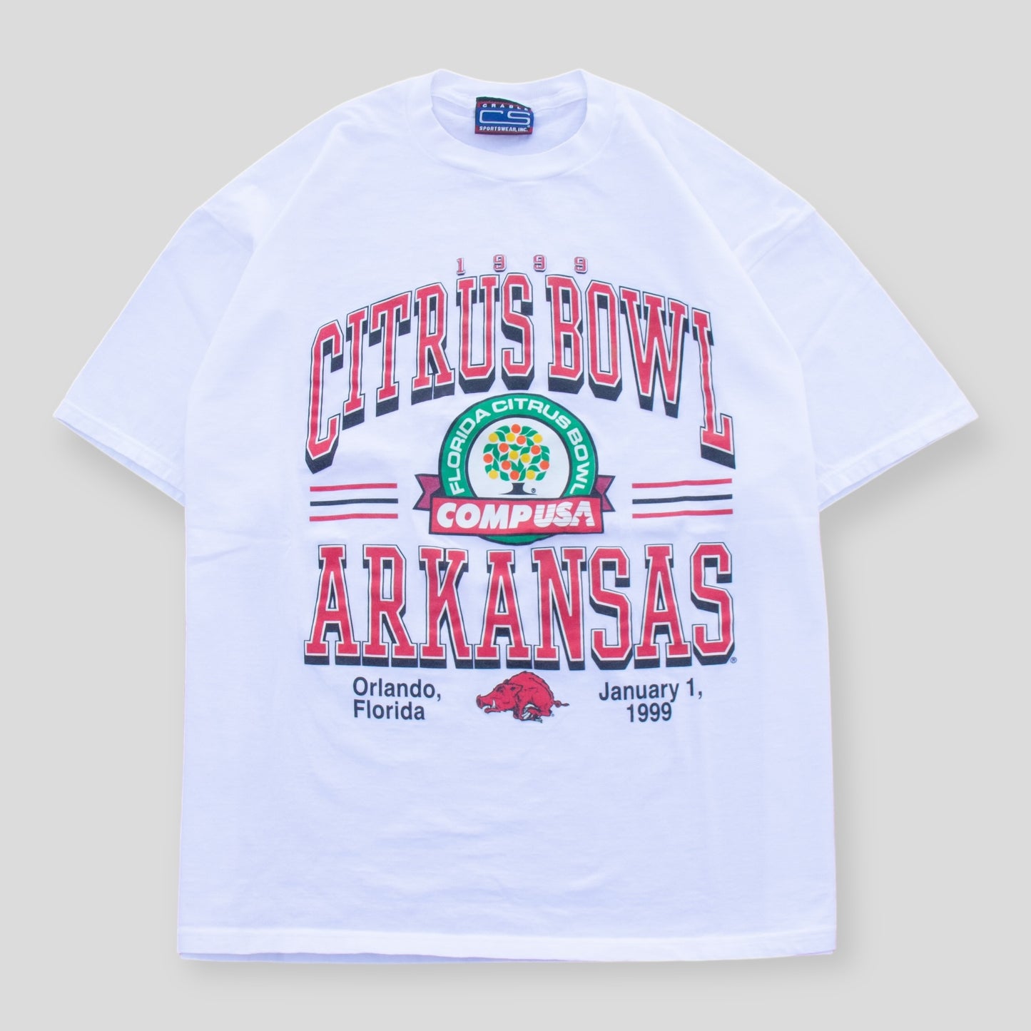 1999 Citrus Bowl Arkansas Tee - L