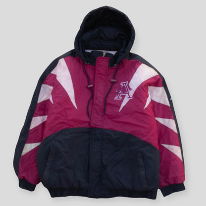 90s Arkansas Razorbacks APEX Puffer Jacket - L