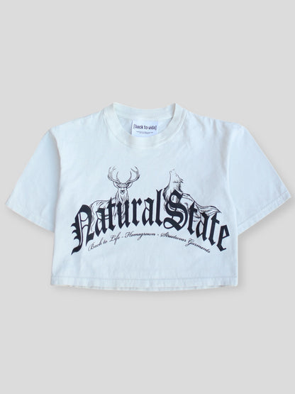 NATURAL STATE CROP TEE