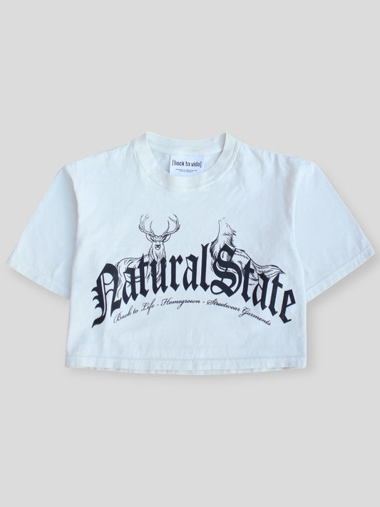 NATURAL STATE CROP TEE