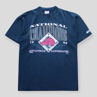1994 National Champions Arkansas Razorbacks Tee - XL