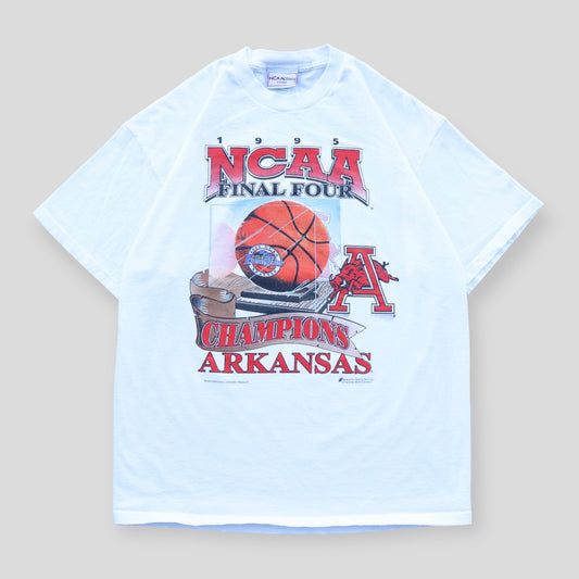 1995 Rare Arkansas Razorbacks NCAA Final Four Championship Tee - backtovida