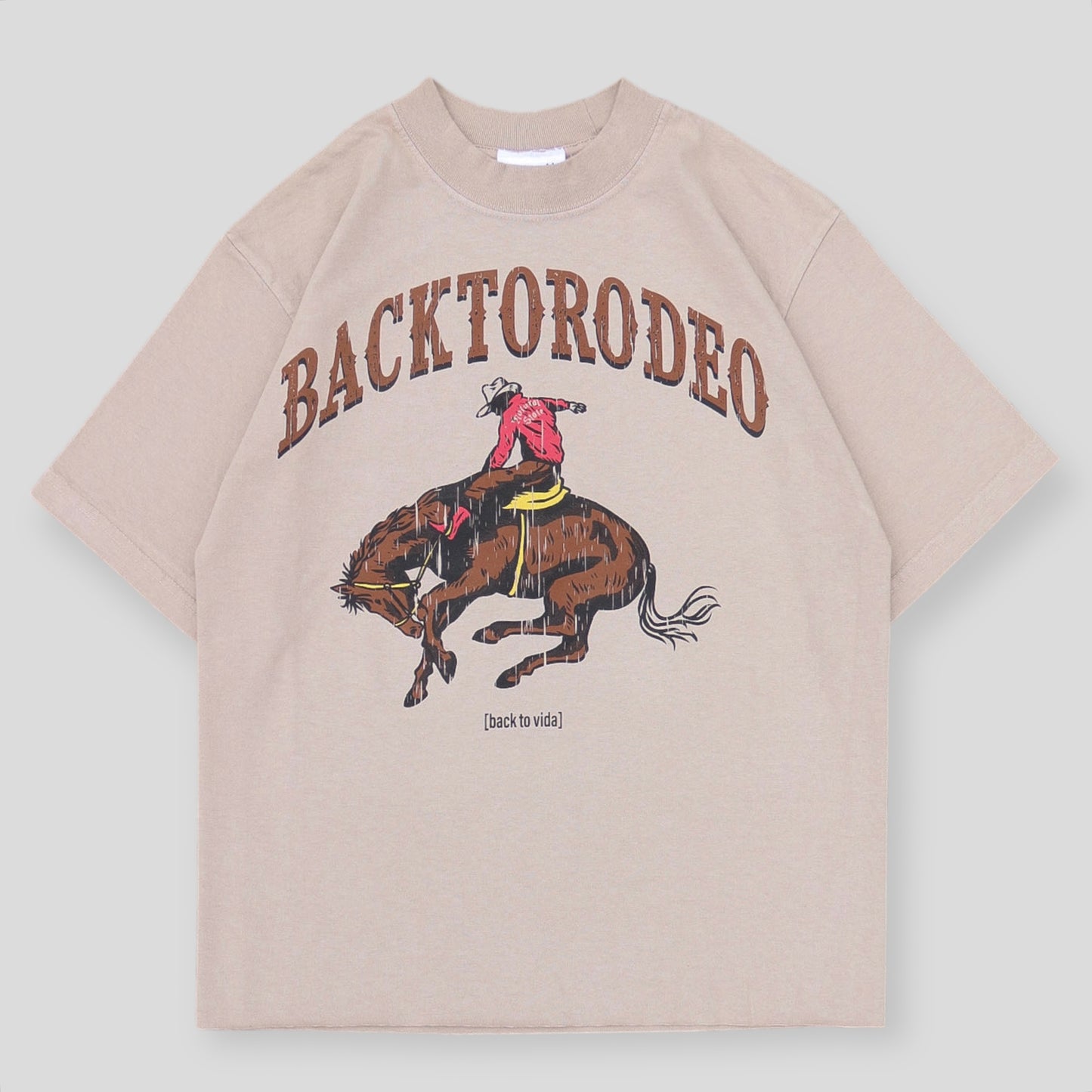 BACK TO RODEO CROPPED TEE