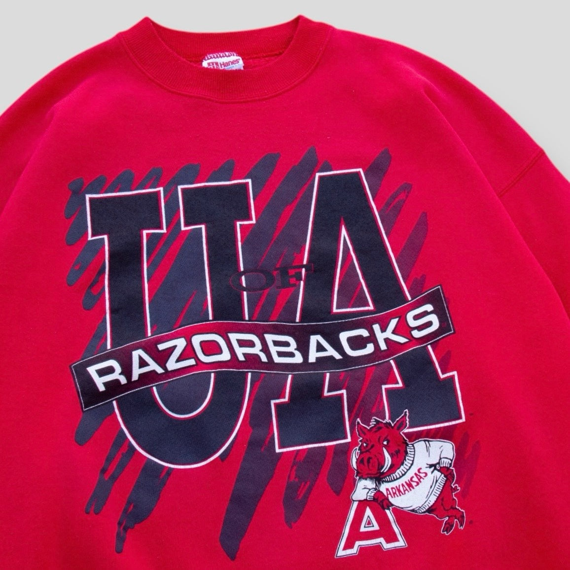 90s University Of Arkansas Crewneck - XXL