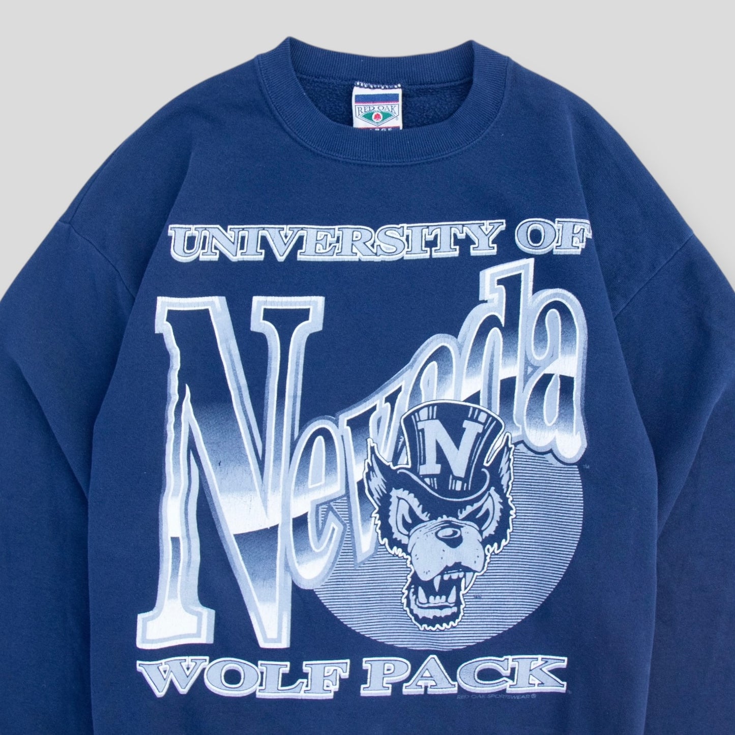 90s University Of Nevada Crew - L