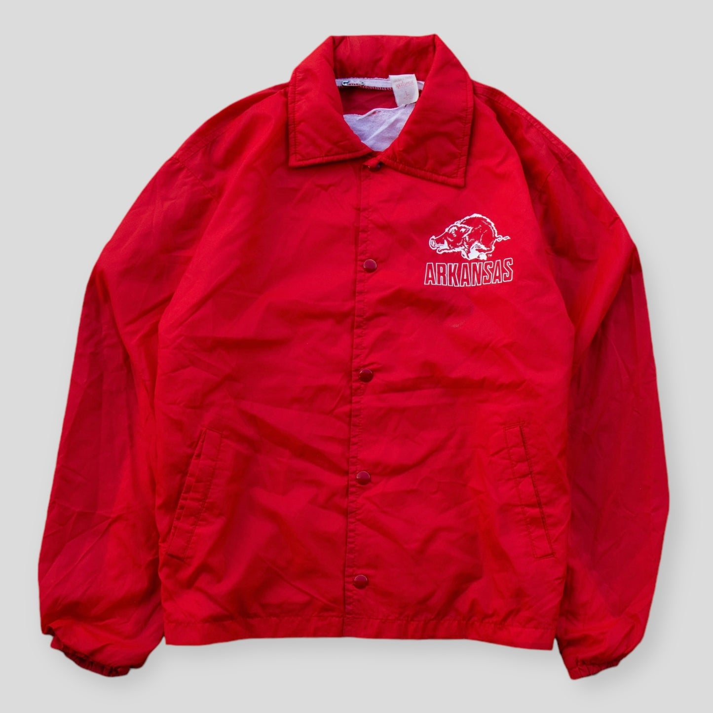 80s Arkansas Razorbacks Vintage Track Jacket