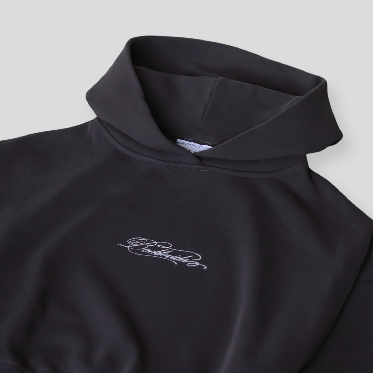 Backtovida Signature Cropped Hoodie