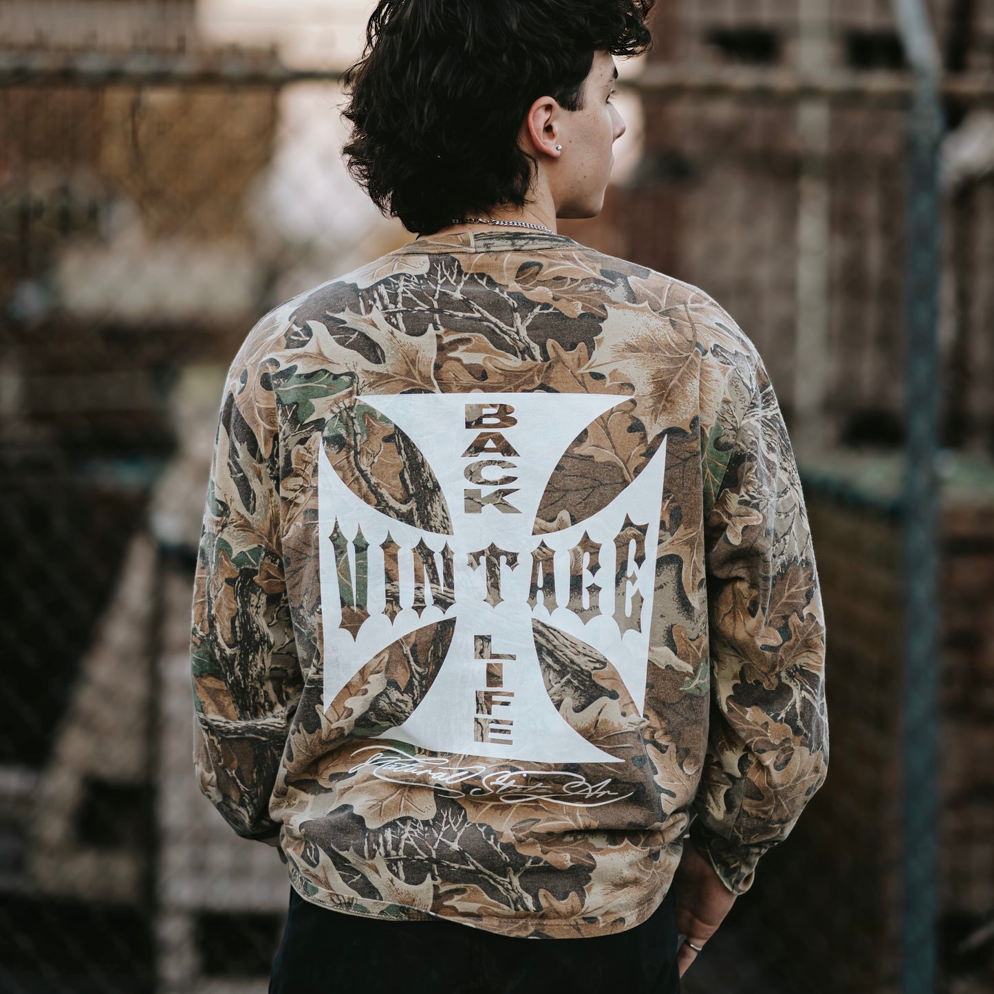 [back to life] Vintage Camo LS
