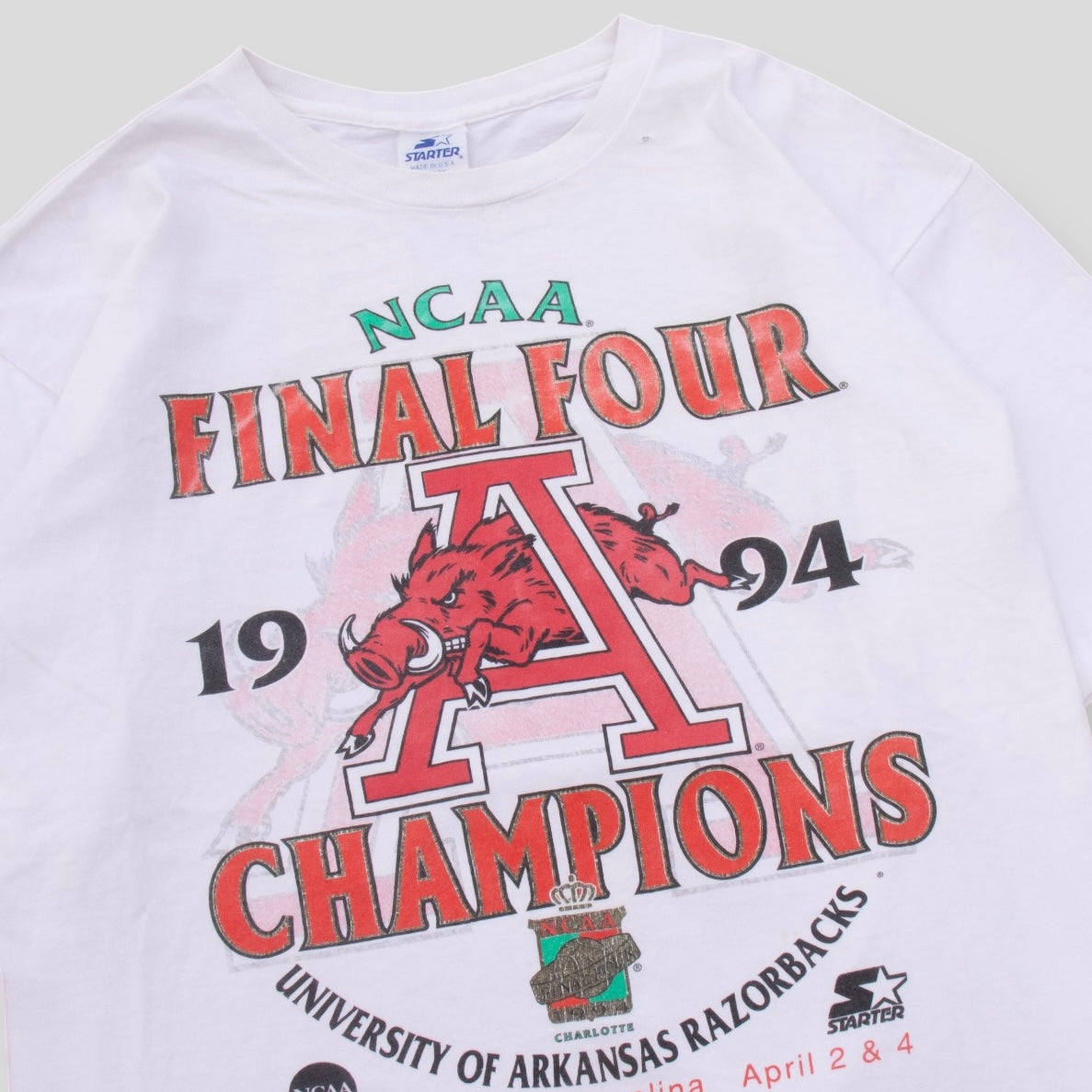 1994 NCAA Final Four Razorbacks Championship Game Tee - L