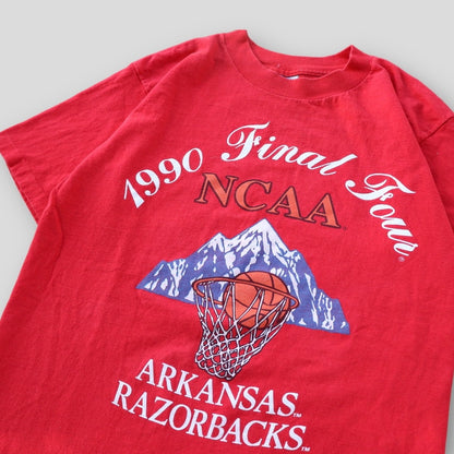 1990 Final Four NCAA Arkansas Razorbacks Tee - backtovida