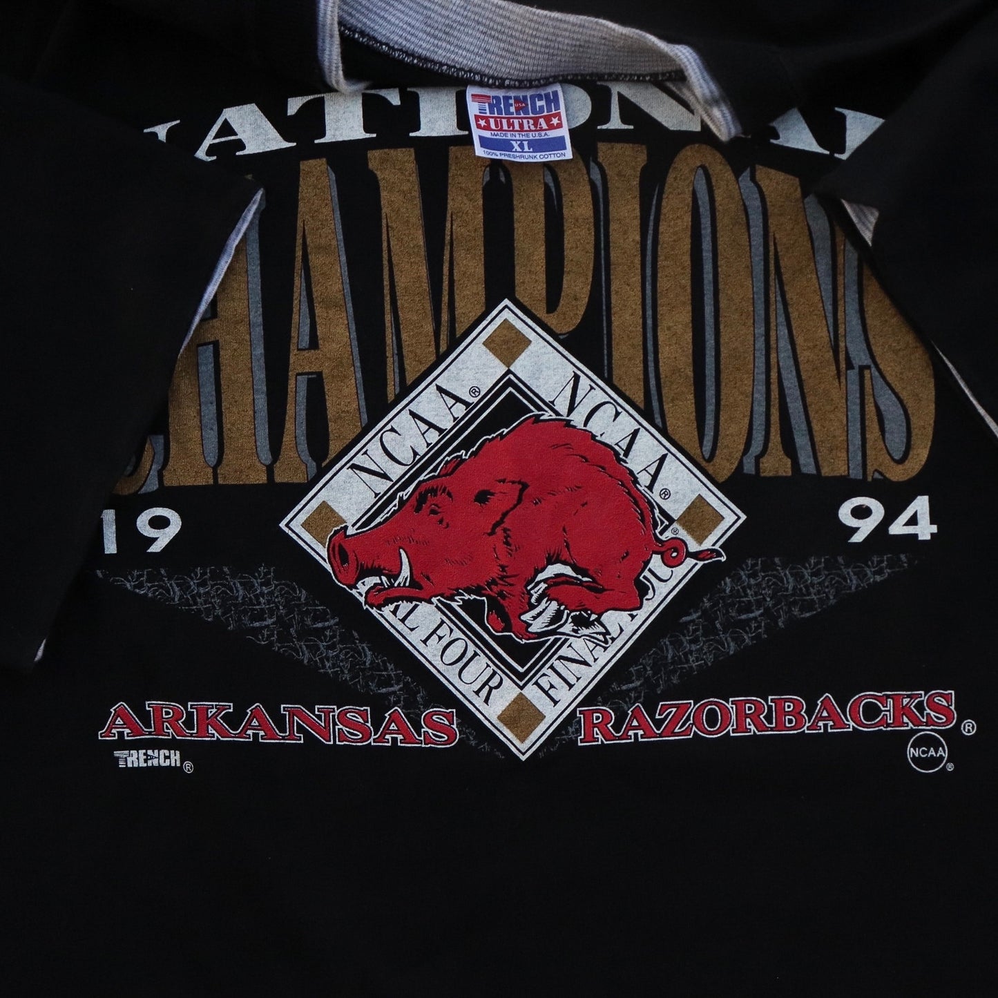 1994 National Champions Arkansas Razorbacks Tee - backtovida