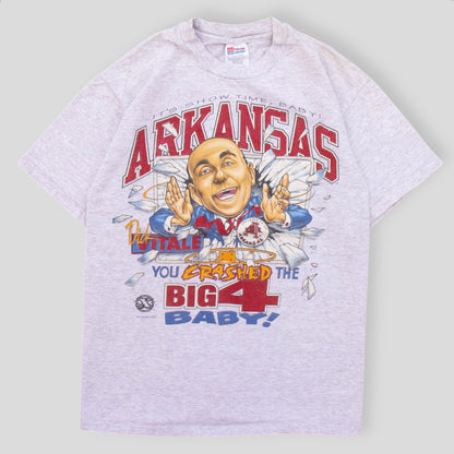 1995 Arkansas “You crashed the big 4”  Rare Tee - XL