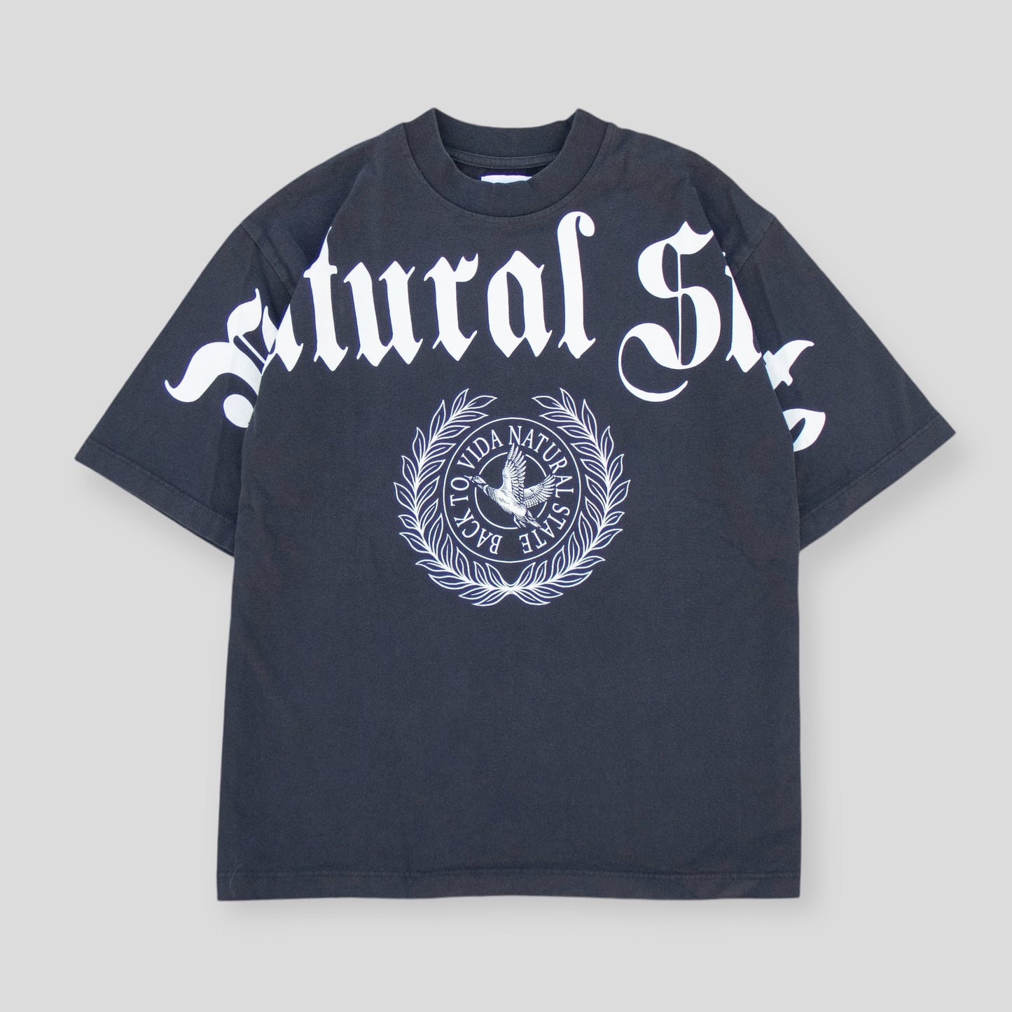 Natural State Signature Spell Out Tee [vintage fade]