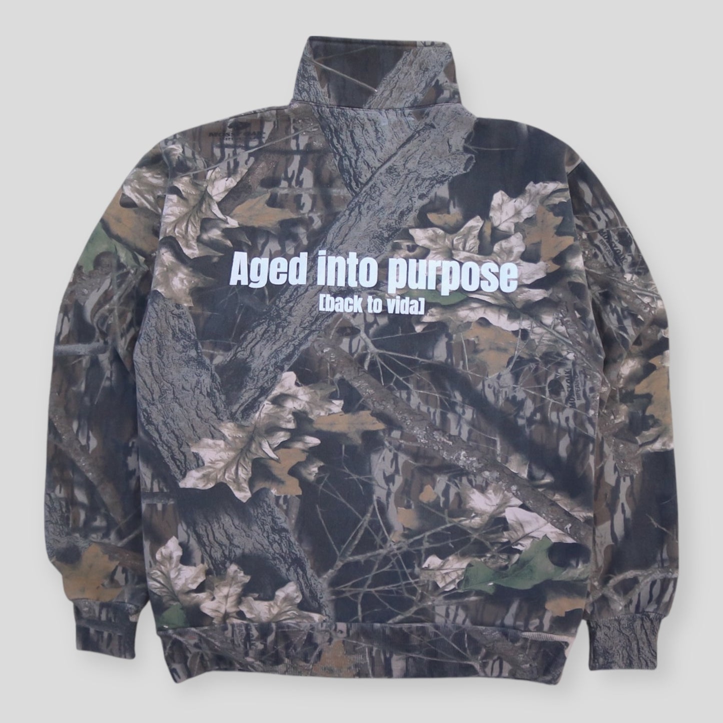 [BTV] Aged into Purpose Quater zip camo