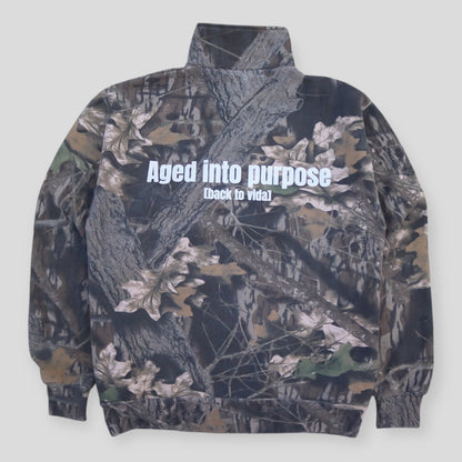 [BTV] Aged into Purpose Quater zip camo
