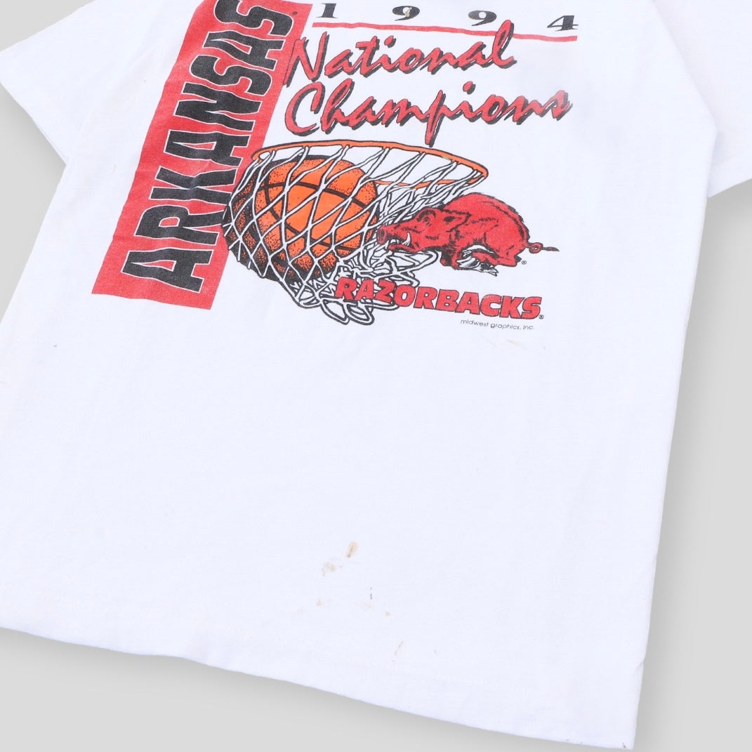 1994 Arkansas Razorbacks National Championship Tee - backtovida