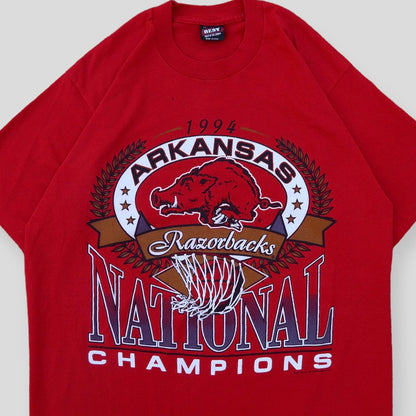 1994 Arkansas National Champions Vintage T-Shirt - backtovida