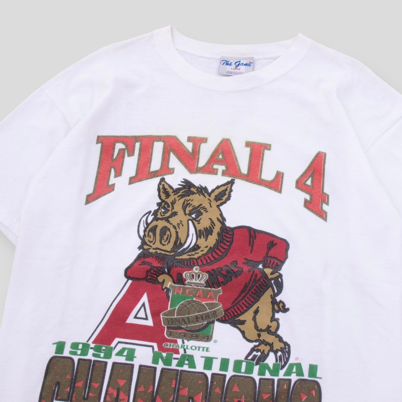 1994 Final Four Arkansas National Champions Official Tee - L